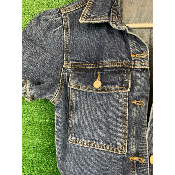 Trendyol Denim Jumpsuit Blue Wash Full Length Short Sleeve Coverall Womens Sz 36 - Picture 5 of 16